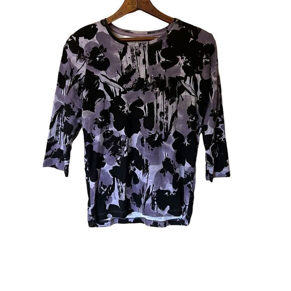 Nicole Miller Scoop Neck Top - Picture 1 of 8